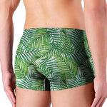 Exotic Tropical Leaf Pattern Print Men's Boxer Briefs