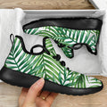 Exotic Tropical Leaf Pattern Print Mesh Knit Shoes