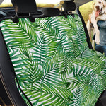Exotic Tropical Leaf Pattern Print Pet Car Back Seat Cover
