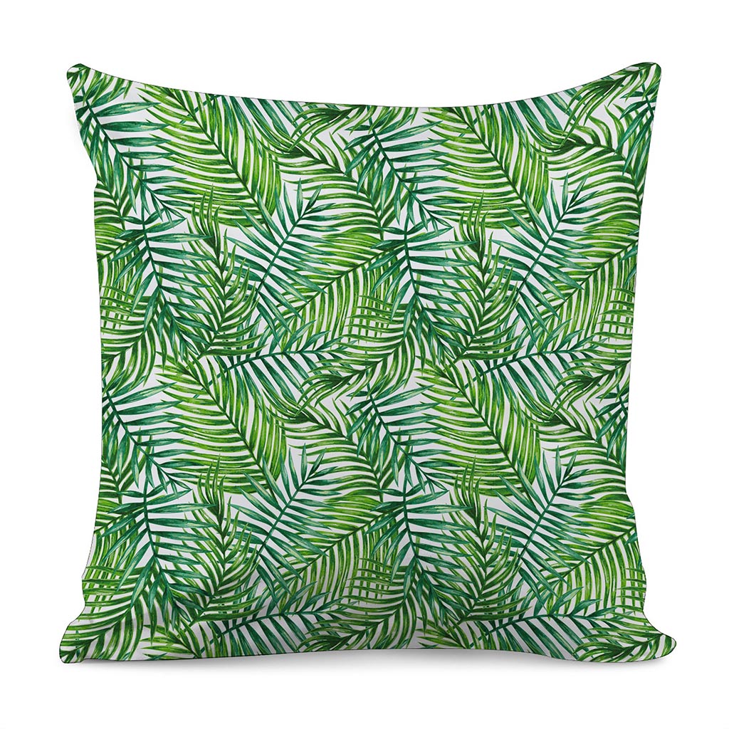 Exotic Tropical Leaf Pattern Print Pillow Cover