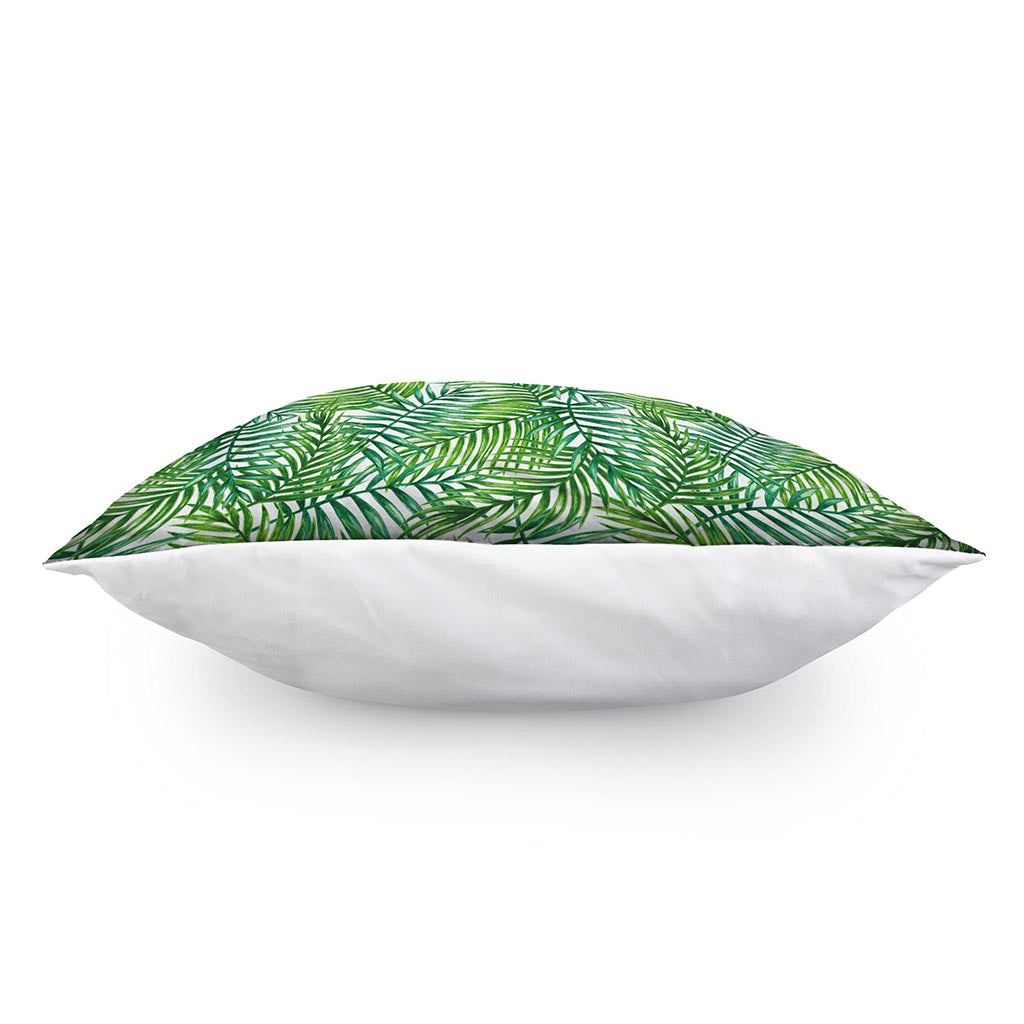 Exotic Tropical Leaf Pattern Print Pillow Cover