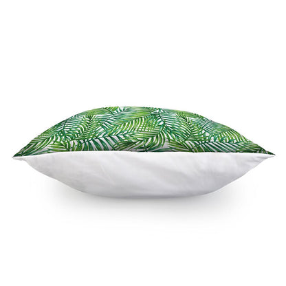 Exotic Tropical Leaf Pattern Print Pillow Cover