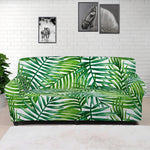 Exotic Tropical Leaf Pattern Print Sofa Cover