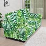 Exotic Tropical Leaf Pattern Print Sofa Cover