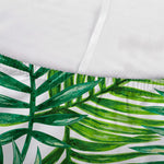 Exotic Tropical Leaf Pattern Print Sofa Cover