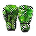 Exotic Tropical Leaves Pattern Print Boxing Gloves