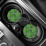 Exotic Tropical Leaves Pattern Print Car Coasters