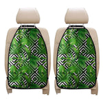 Exotic Tropical Leaves Pattern Print Car Seat Organizers