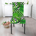 Exotic Tropical Leaves Pattern Print Dining Chair Slipcover