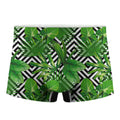 Exotic Tropical Leaves Pattern Print Men's Boxer Briefs