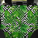 Exotic Tropical Leaves Pattern Print Pet Car Back Seat Cover