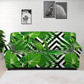 Exotic Tropical Leaves Pattern Print Sofa Cover