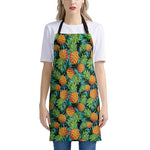 Exotic Tropical Pineapple Pattern Print Apron