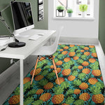 Exotic Tropical Pineapple Pattern Print Area Rug