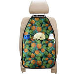 Exotic Tropical Pineapple Pattern Print Car Seat Organizers