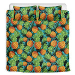 Exotic Tropical Pineapple Pattern Print Duvet Cover Bedding Set