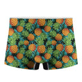 Exotic Tropical Pineapple Pattern Print Men's Boxer Briefs