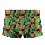 Exotic Tropical Pineapple Pattern Print Men's Boxer Briefs