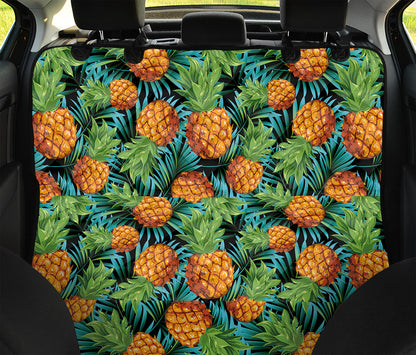 Exotic Tropical Pineapple Pattern Print Pet Car Back Seat Cover