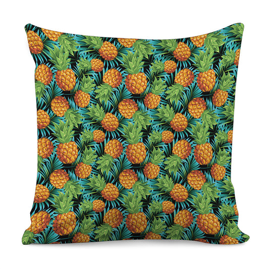 Exotic Tropical Pineapple Pattern Print Pillow Cover