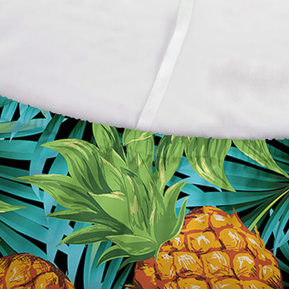 Exotic Tropical Pineapple Pattern Print Sofa Cover