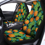 Exotic Tropical Pineapple Pattern Print Universal Fit Car Seat Covers