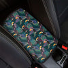 Exotic Tropical Toucan Pattern Print Car Center Console Cover