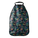 Exotic Tropical Toucan Pattern Print Car Seat Organizers