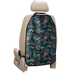 Exotic Tropical Toucan Pattern Print Car Seat Organizers