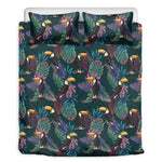 Exotic Tropical Toucan Pattern Print Duvet Cover Bedding Set
