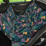 Exotic Tropical Toucan Pattern Print Pet Car Back Seat Cover