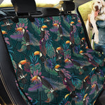 Exotic Tropical Toucan Pattern Print Pet Car Back Seat Cover