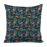 Exotic Tropical Toucan Pattern Print Pillow Cover