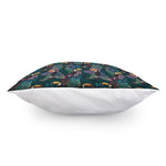 Exotic Tropical Toucan Pattern Print Pillow Cover