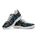 Exotic Tropical Toucan Pattern Print White Sneakers