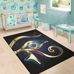 Eye Of Horus Amulet Print Area Rug