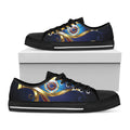Eye Of Horus Amulet Print Black Low Top Sneakers