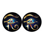 Eye Of Horus Amulet Print Car Coasters