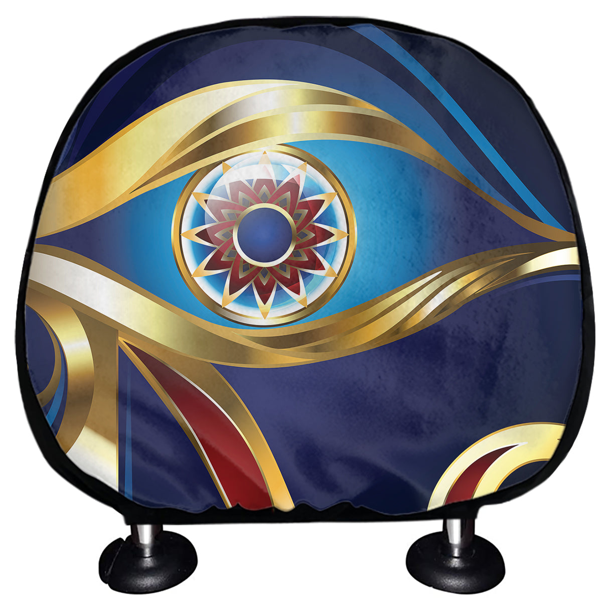 Eye Of Horus Amulet Print Car Headrest Covers