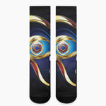 Eye Of Horus Amulet Print Crew Socks