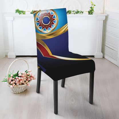 Eye Of Horus Amulet Print Dining Chair Slipcover