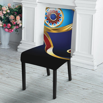Eye Of Horus Amulet Print Dining Chair Slipcover
