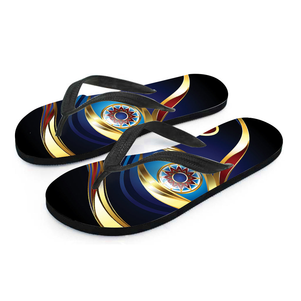 Eye Of Horus Amulet Print Flip Flops