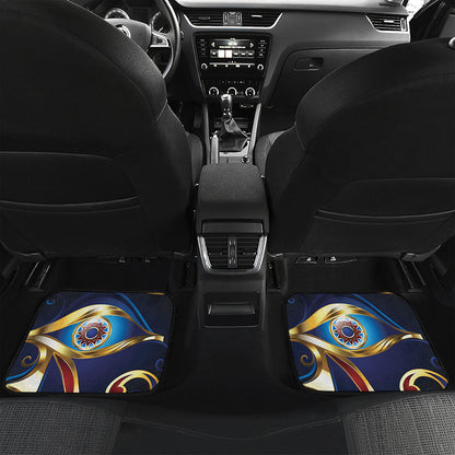 Eye Of Horus Amulet Print Front and Back Car Floor Mats
