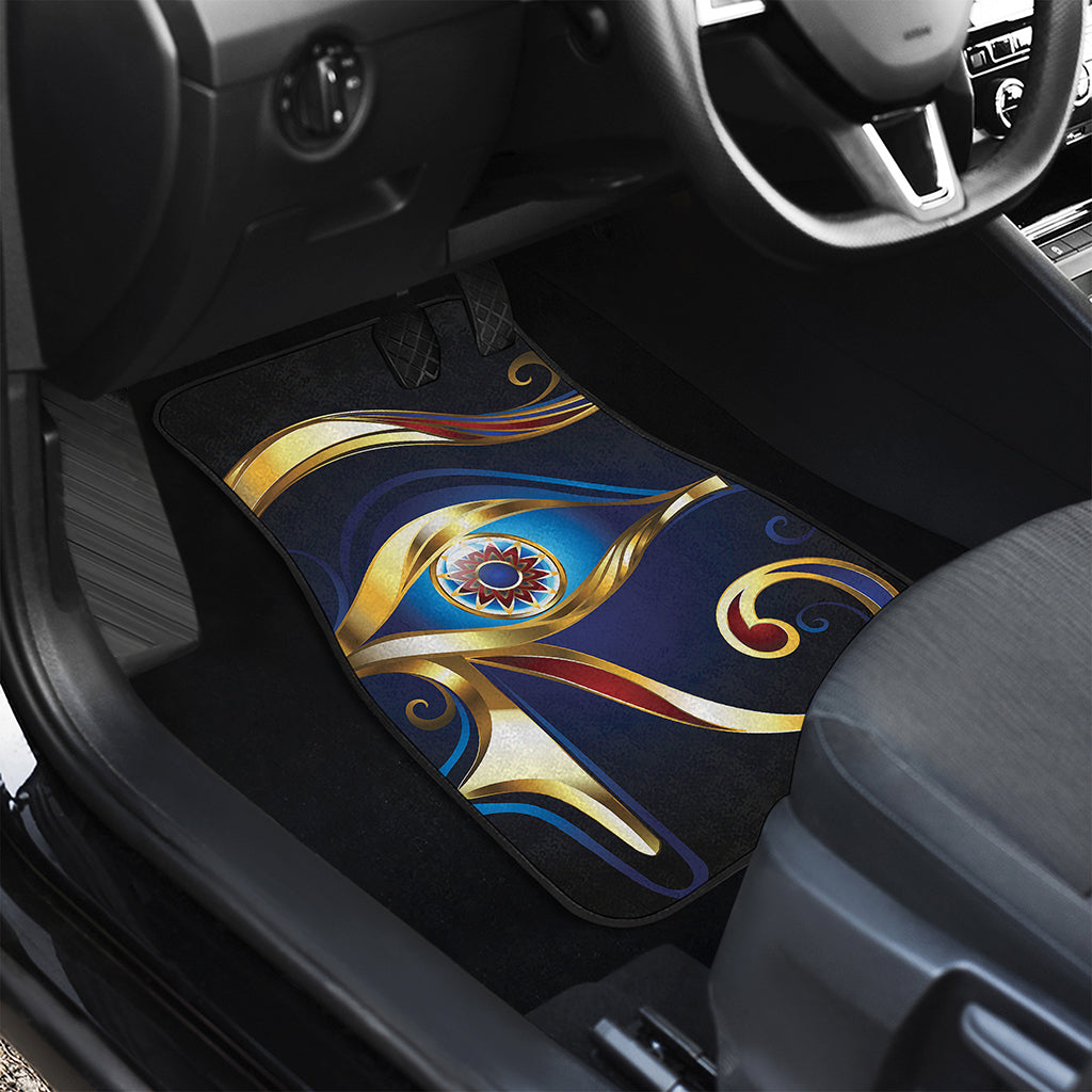 Eye Of Horus Amulet Print Front and Back Car Floor Mats