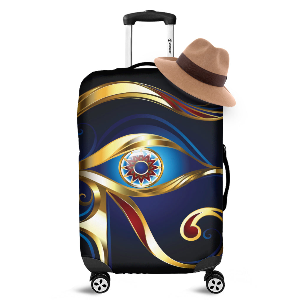Eye Of Horus Amulet Print Luggage Cover