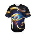 Eye Of Horus Amulet Print Men's Baseball Jersey