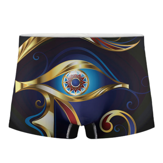Eye Of Horus Amulet Print Men's Boxer Briefs