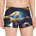 Eye Of Horus Amulet Print Men's Boxer Briefs