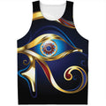 Eye Of Horus Amulet Print Men's Tank Top